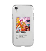 Iphone XR Uyumlu Winx Club Poster Tasarımlı Şeffaf Telefon Kılıfı