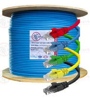 İMZATECH CAT-6 (U/UTP) 23 AWG NETWORK KABLOSU 500'LÜK MAVİ