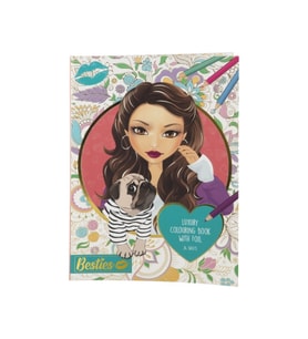 AKILLIELMA-TAROS BESTIES LUXURY FOIL COLOURING BOOK A4 24 YPR. 140033 (Çok Renkli)