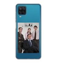 Samsung Galaxy M12 Uyumlu The Office Tasarımlı Şeffaf Telefon Kılıfı