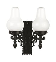 AVONNI BAP-68192-2BSY Siyah Boyalı Dış Mekan Aydınlatma E27 ABS Akrilik Cam 47x20cm
