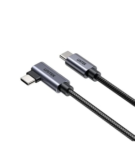 UNITEK TYPE-C HIZLI ŞARJ KABLOSU 90 DERECE 2 METRE 100W (C14123BK-2M)