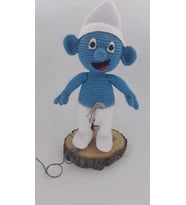 Gözlüklü Şirin Amigurumi Organik Oyuncak