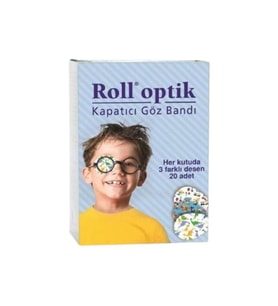 Roll Optik Kapatıcı Göz Bandı Erkek 20 Adet