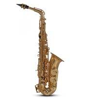 Roy Benson AS-202 Alto Saksafon (Başlangıç/Eğitim - Eb Alto)  Pirinç Gövde ve Mekanizma, Altın Lak Kaplama, Yüksek Kaliteli Pabuçlar (Pads)  Ölçüler: Eb (Mi Bemol) Standart Boy