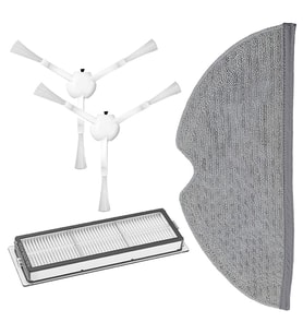 Xiaomi Uyumlu Mijia1C Robot Süpürge Hepa Filtre Mop Bezi Yan Fırça 2Ad