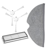 Xiaomi Uyumlu Mijia1C Robot Süpürge Hepa Filtre Mop Bezi Yan Fırça 2Ad