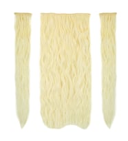 Fiber Sen Kabarık Daalı Yarım Ay + 2 Yan Çıt Çıt / Açık Platin