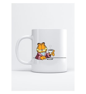 Garfield Kahve Baskı Porselen Kupa Bardak