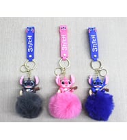Ponponlu Stitch Anahtarlık Alk4245