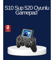 2025 S10 Gamepad 520 Klasik Retro Oyunlu Tv Bağlantılı A Kalite Orijinal