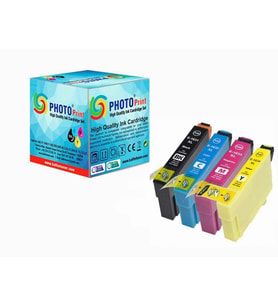 Photo Print Epson Workforce WF-2530WF  4 Renk Muadil Kartuş Seti