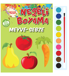 Neşeli Boyama - Meyve-Sebze