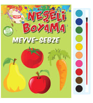 Neşeli Boyama - Meyve-Sebze