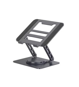 360° Dönen Çelik Laptop ve Tablet Standı, Katlanabilir, Ergonomik Tasarım
