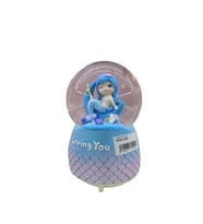 CEREN HDY0209 ORTA BOY (B) HEDİYELİK MÜZİKLİ IŞIKLI KAR ATAN KAR KÜRESİ (PİLLİ) LOVING YOU DENİZKIZI