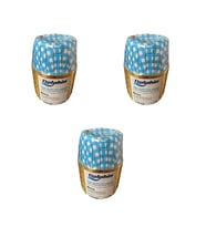 Dolphin Muffin Kağıt Karton Mavi Altın Desenli Cupcake Kek Kalıbı Kapsülü Kabı - 25 Adetlik 3 Paket