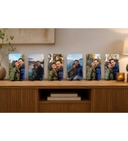 Premium Kişiye Özel 6 Adet Metal Poster Tablo Full Hd Kalite Bask 15x20 cm