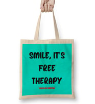 Smile emoji Quotes Funny Happy face Love Gift Bez Çanta Uzun Saplı