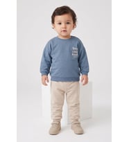 Mackays Erkek Bebek Happy Little İki İplik Eşofman Takım Mavi