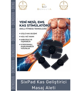 #MasajAleti SixPad Vücut Geliştirici Titreşimli Altı Modlu Profesyonel Kas Geliştirici Masaj Aleti