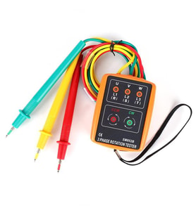 WellHise SM852B Faz Sırası Ölçer Faz Rotasyon Ölçüm