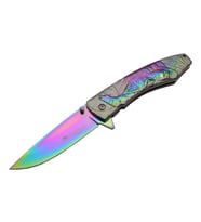 Sibirya Kurt Çakı Gökkuşağı Marka:Sibirya Ürün Kodu: S-2072X 21 CM