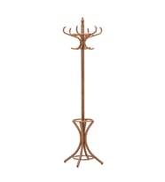 Adore Mobilya Handy Mate Dorya 12li Ahşap Askılık-Ceviz 51x185x51 cm (GxYxD)