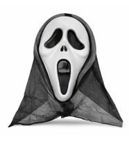 Kapşonlu Çığlık Maskesi Scream Maskesi - Hayalet Maskesi 33x21 Cm