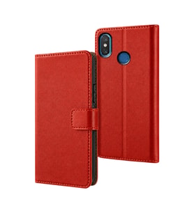 Northcity Xiaomi Mi 8 Trend S Plus Kapaklı Kılıf - Kırmızı