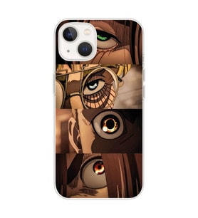 Iphone 14 Uyumlu Attack On Titan Tasarımlı Şeffaf Telefon Kılıfı