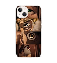 Iphone 14 Uyumlu Attack On Titan Tasarımlı Şeffaf Telefon Kılıfı