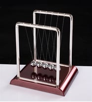 Newton Balans Denge Topu Büyük Boy Dekoratif Hediyelik (Karışık)