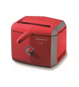 Korkmaz A486-02 Vertex 900 W Fritöz Kırmızı Kırmızı
