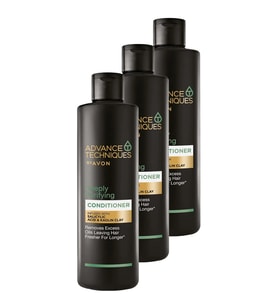 Avon Depply Purifying Yağlı Saçlar için Arındırıcı Saç Kremi 250 Ml. Üçlü Set