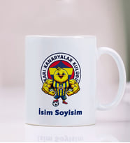 Sarı Kanaryalar taraftarları Özel Isimlik Baskılı Futbolsever Kupa Bardak