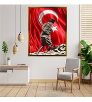 ÇERÇEVELİ ATATÜRK TABLO S236