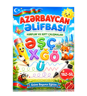 Azərbaycan Əlifbası – Hərflər və Xətt Çalışmaları (Yaz-Sil)