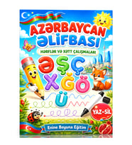 Azərbaycan Əlifbası – Hərflər və Xətt Çalışmaları (Yaz-Sil)