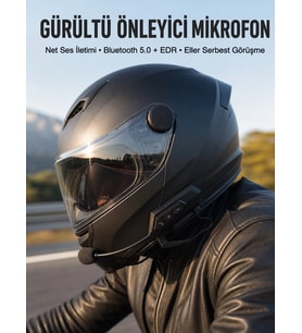 Yeni Nesil Dinleme Ve Konuşma Özellikli Intercom Kask Kulaklığı 5.0 Bluetooth