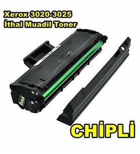 Photo Print® Premium Xerox Workcenter 3020 Uyumlu Muadil Toner Çipli (Siyah)