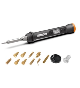 WORX WX744.9 MAKERX 20Volt Profesyonel Dijital Lehim Tabancası + 12 Aksesuar (Akü Dahil Değildir)