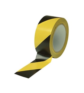 SARI-SİYAH YER İŞARETLEME BANDI 10 CM