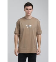 Bisiklet Yaka Vizon Oversize Tişört 23SSM20332