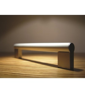 Aluminyum Uzun Kulp Çekmece Kapak Kulpu (2 Adet) 64MM (Gri)