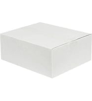 30x25x12cm Tek Oluklu Koli - Beyaz