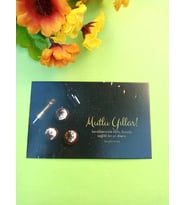  30 Adet Lux Kalın Kuşe Yılbaşı Tebrik Kartı - Mutlu Yıllar -  8x5cm (M13)