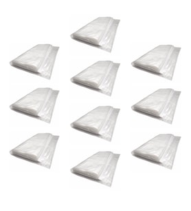 Vakumsuz Şeffaf Çift Kişilik Yatak Baza Saklama Taşıma Kılıfı Poşeti Torbası - 200x250 Cm. - 10 Adet