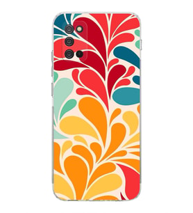 PrintiFy Samsung Galaxy A02s ile Uyumlu Retro Color 5  Kamera Korumalı Şeffaf  Kılıf