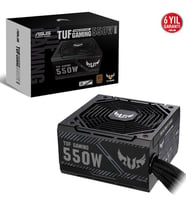 ASUS 550W 80+ BRONZE TUF GAMING 550B 13.5cm Fanlı Power Supply